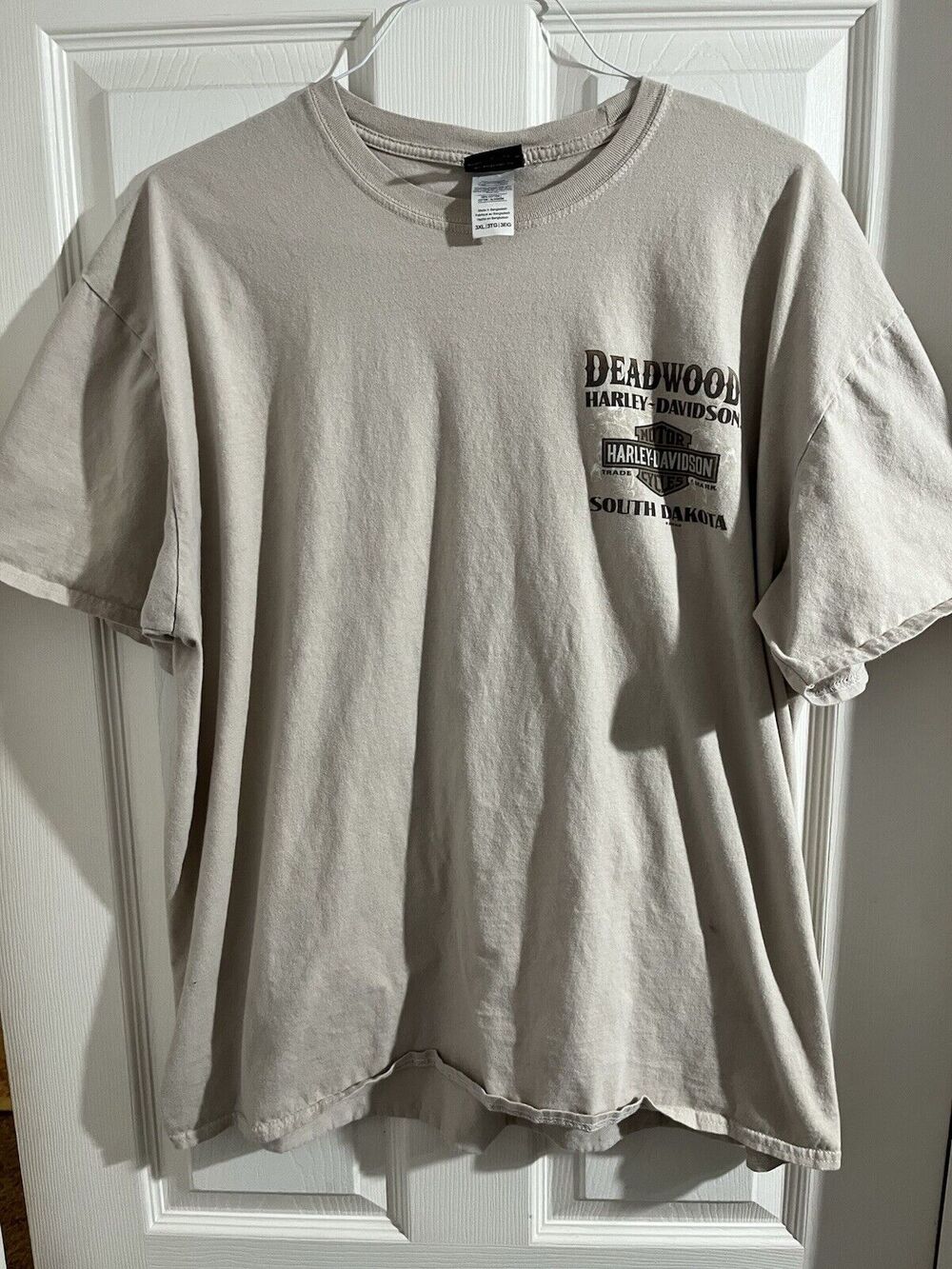 Harley Davidson Shirt Sz 3XL Brown 2020 Deadwood South Dakota Wild Bill